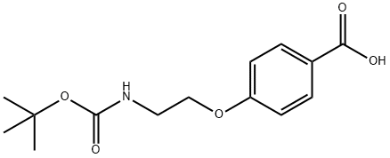 4-(2-TERT-BUTOXYCARBONYLAMINO-ETHOXY)-BENZOIC ACID Structure