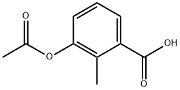 3-Acetoxy-o-toluic acid 구조식 이미지