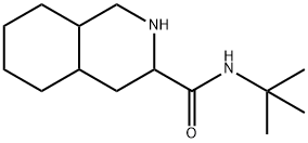 N-(TERT-BUTYL)DECAHYDROISOQUINOLINE-3-CARBOXAMIDE 구조식 이미지