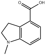 1-Methylindoline-4-carboxylic acid Structure