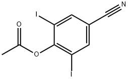 alpha-cyano-4-hydroxy-3,5-diiodobenzyl acetate Structure