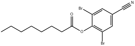 2,6-다이브로모-4-시아노페닐옥타노에이트 구조식 이미지