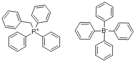 benzyltriphenyphosphonium tetraphenylborate Structure