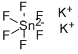 dipotassium hexafluorostannate(2-) Structure