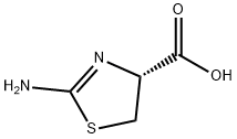 L-2-아미노티아졸린-4-카르복실산 구조식 이미지