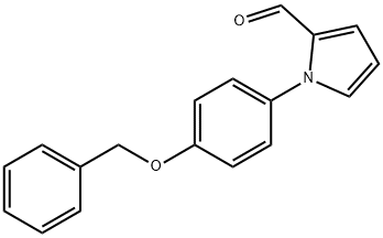 1-[4-(PHENYLMETHOXY)PHENYL]-1H-PYRROLE-2-CARBOXALDEHYDE Structure