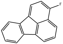 3-FLUOROFLUORANTHENE 구조식 이미지