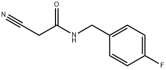 2-cyano-N-(4-fluorobenzyl)acetamide Structure