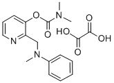 2-((Methylphenylamino)methyl)-3-pyridinyl dimethylcarbamate ethanedioa te (1:1) Structure