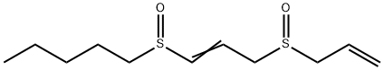 1-[(E)-3-prop-2-enylsulfinylprop-1-enyl]sulfinylpentane Structure