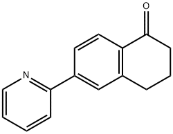 6-(pyridin-2-yl)-3,4-dihydronaphthalen-1(2H)-one Structure