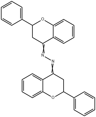 2,3-dihydro-2-phenyl-4-benzopyrone (2,3-dihydro-2-phenyl-4H-1-benzopyran-4-ylidene)hydrazone Structure
