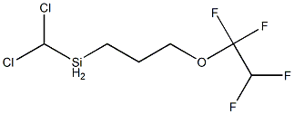 dichloromethyl[3-(1,1,2,2-tetrafluoroethoxy)propyl]silane Structure