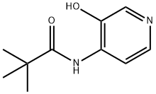 N-(3-HYDROXY-PYRIDIN-4-YL)-2,2-DIMETHYL-PROPIONAMIDE 구조식 이미지