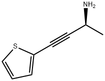 3-부틴-2-아민,4-(2-티에닐)-,(S)-(9CI) 구조식 이미지