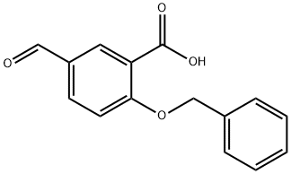 2-(Benzyloxy)-5-forMylbenzoic acid Structure