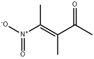 3-펜텐-2-온,3-메틸-4-니트로-,(E)-(9CI) 구조식 이미지