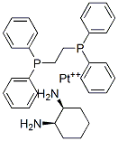 (1,2-비스(디페닐포스피노)에탄)(시스-1,2-디아미노시클로헥산)백금(II) 구조식 이미지
