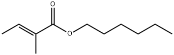 HEXYL TIGLATE Structure