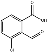 3-Choro-2-formylbenzoic acid 구조식 이미지