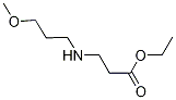 Ethyl 3-[(3-methoxypropyl)amino]propanoate Structure