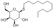 n-Dodecyl-β-D-galactopyranosid Structure