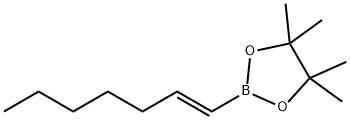 trans-1-Hepten-1-ylboronic acid pinacol ester Structure