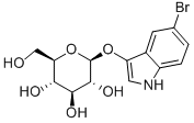 5-Bromo-3-indolyl-beta-D-glucopyranoside Structure