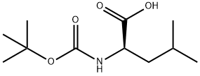 BOC-D-Leucine monohydrate 구조식 이미지