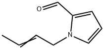 1H-Pyrrole-2-carboxaldehyde, 1-(2-butenyl)- (9CI) Structure