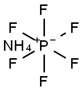 Ammonium hexafluorophosphate Structure