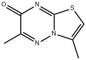 3,6-Dimethyl-7H-[1,3]thiazol[3,2-b][1,2,4]triazin-7-one 구조식 이미지