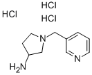 1-PYRIDIN-3-YLMETHYL-PYRROLIDIN-3-YLAMINE TRIHYDROCHLORIDE Structure