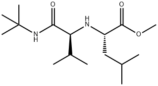 L-Leucine, N-[1-[[(1,1-dimethylethyl)amino]carbonyl]-2-methylpropyl]-, methyl ester, (S)- (9CI) Structure