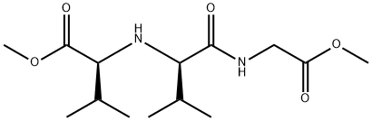 글리신,N-[N-[1-(메톡시카르보닐)-2-메틸프로필]-D-발릴]-,메틸에스테르,(S)-(9Cl) 구조식 이미지