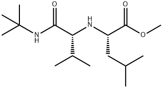 L-Leucine, N-[1-[[(1,1-dimethylethyl)amino]carbonyl]-2-methylpropyl]-, methyl ester, (R)- (9CI) Structure