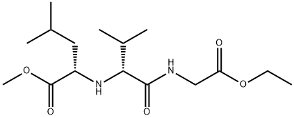 Glycine, N-[N-[1-(methoxycarbonyl)-3-methylbutyl]-D-valyl]-, ethyl ester, (S)- (9CI) Structure