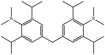 4,4'-METHYLENEBIS(2,6-DIISOPROPYL-N,N-DIMETHYLANILINE) Structure