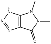 Pyrazolo[3,4-d]-1,2,3-triazol-6(1H)-one,  4,5-dihydro-4,5-dimethyl-  (9CI) Structure