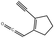 Ethenone, (2-ethynyl-1-cyclopenten-1-yl)- (9CI) Structure