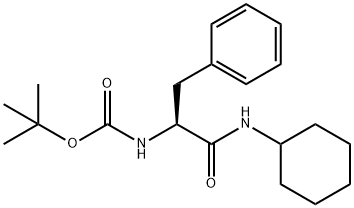 N-t-Boc-phenylalanine Cyclohexylamide Structure