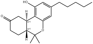 6a,7,10,10a-tetrahydro-1-hydroxy-6,6-dimethyl-3-pentyl-6H-dibenzo(b,d)pyran-9(8H)-one 구조식 이미지