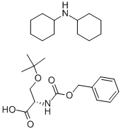 N-CARBOBENZOXY-O-TERT-BUTYL-L-SERINE DICYCLOHEXYLAMMONIUM SALT Structure