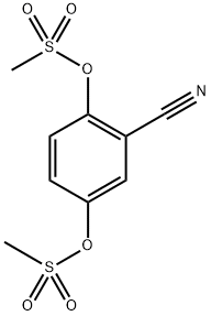 3,5-BIS(METHYLSULFONYL)BENZONITRILE Structure