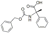 (S)-2-(BENZYLOXYCARBONYLAMINO)-2-PHENYLPROPANOIC ACID 구조식 이미지