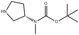 3-(N-TERT-BUTOXYCARBONYL-N-METHYLAMINO)PYRROLIDINE Structure