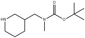 3-N-BOC-3-N-METHYL-AMINOMETHYL PIPERIDINE 구조식 이미지