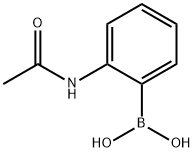 2-Acetamidophenylboronic acid 구조식 이미지