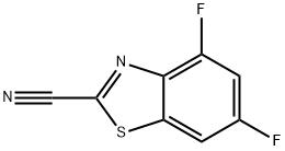 2-Benzothiazolecarbonitrile,4,6-difluoro-(9CI) Structure