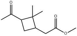 метил-3-ацетил-2,2-диметилциклобутанацетат структурированное изображение